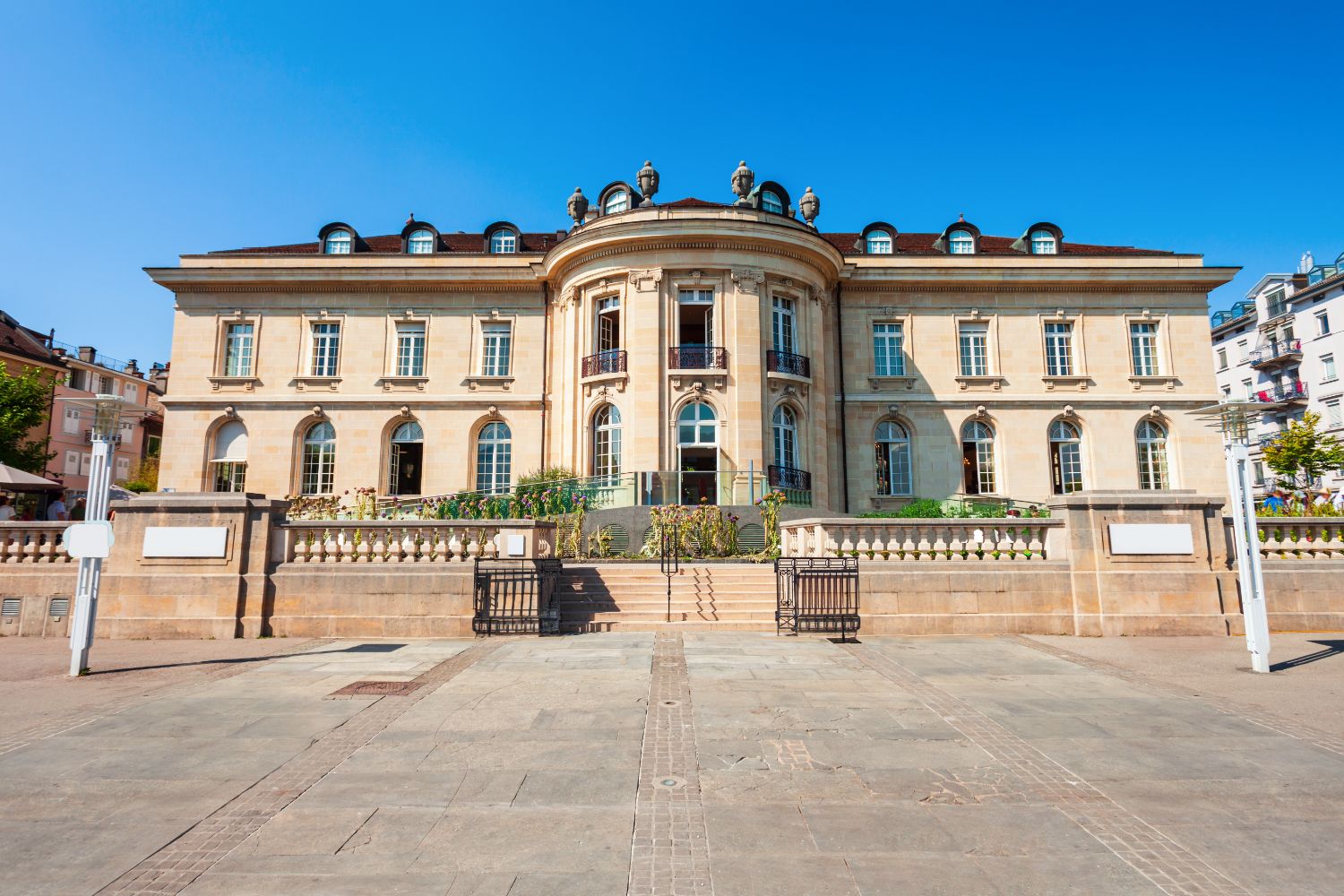 O museu alimentar alimentarium em Vevey