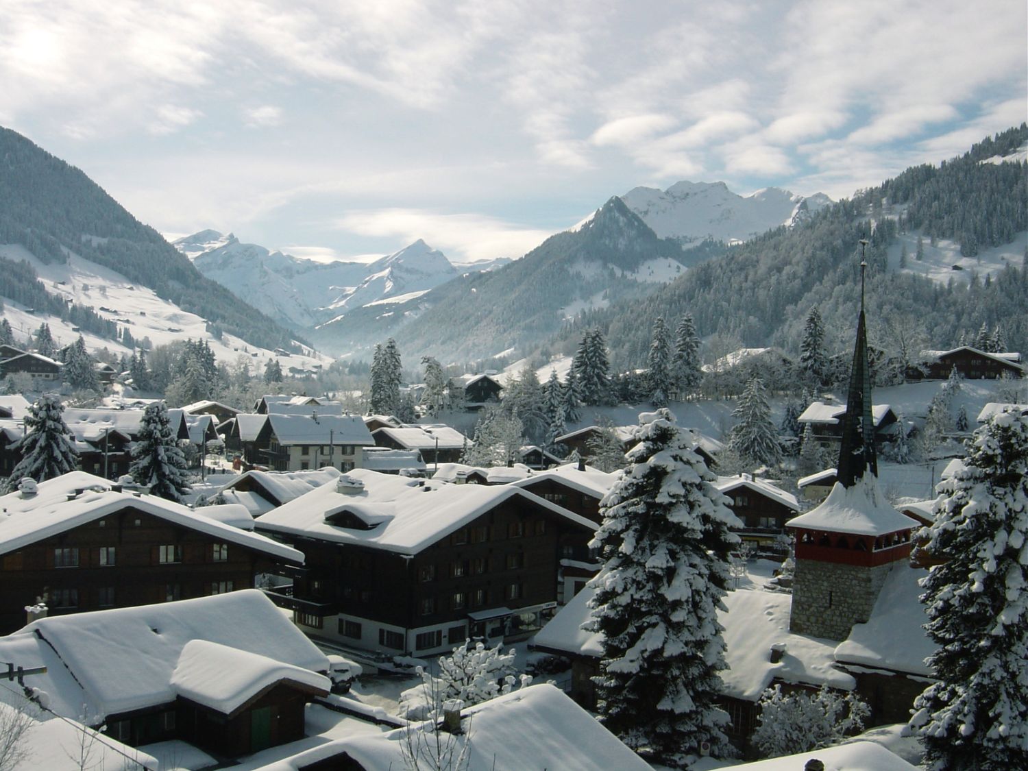 Gstaad in Switzerland