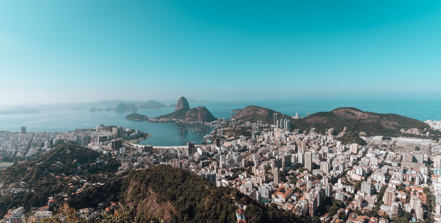 Le paysage à Rio de Janeiro, Brésil