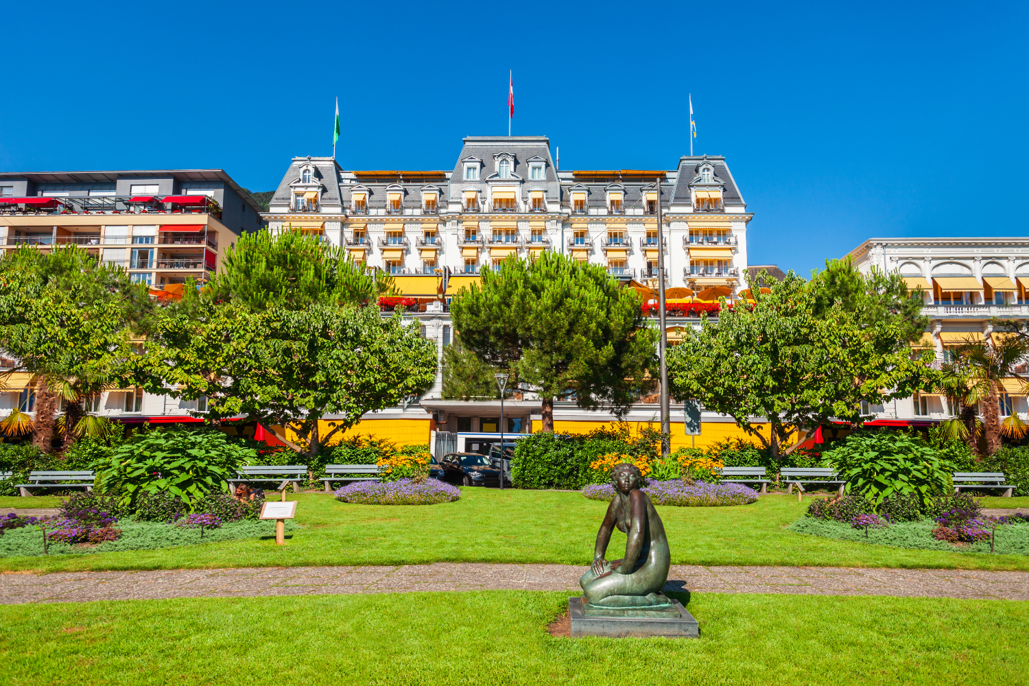 Montreux houses a lot of luxurious buildings