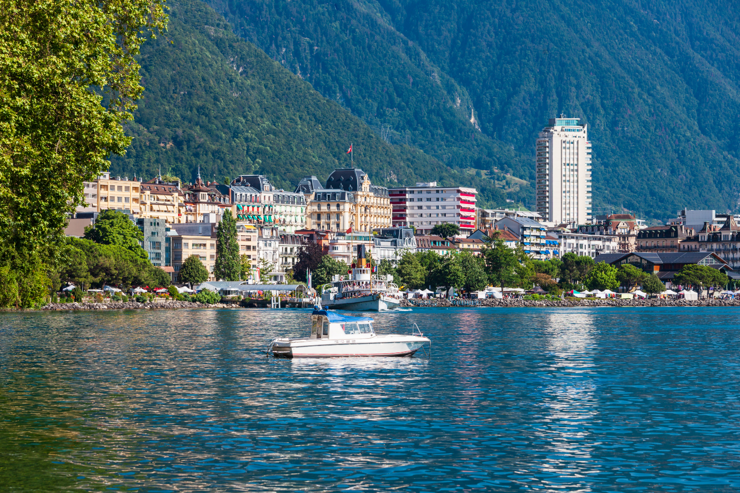 Montreux has a special micro climate