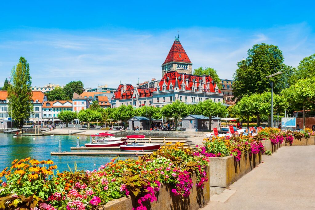 Ouchy slott Lausanne