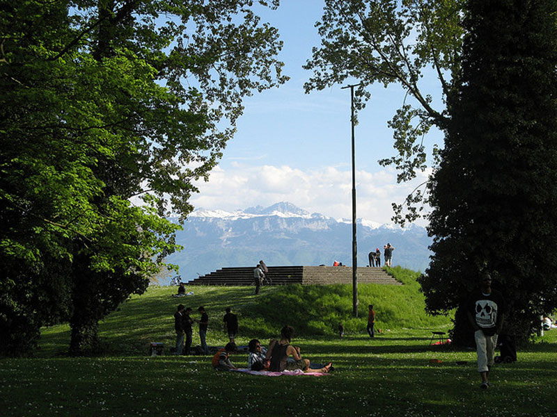 Här är Vidy i Lausanne