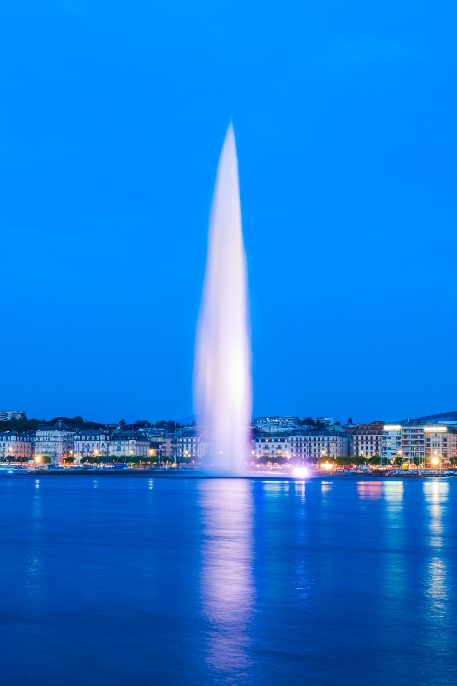 Le Jet d'Eau à Genève